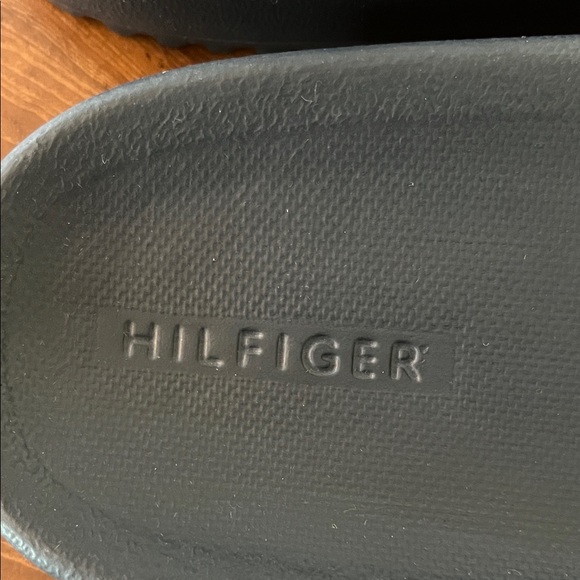 Tommy Hilfiger Men's Navy and White Slide Sandals - Picture 5 of 7
